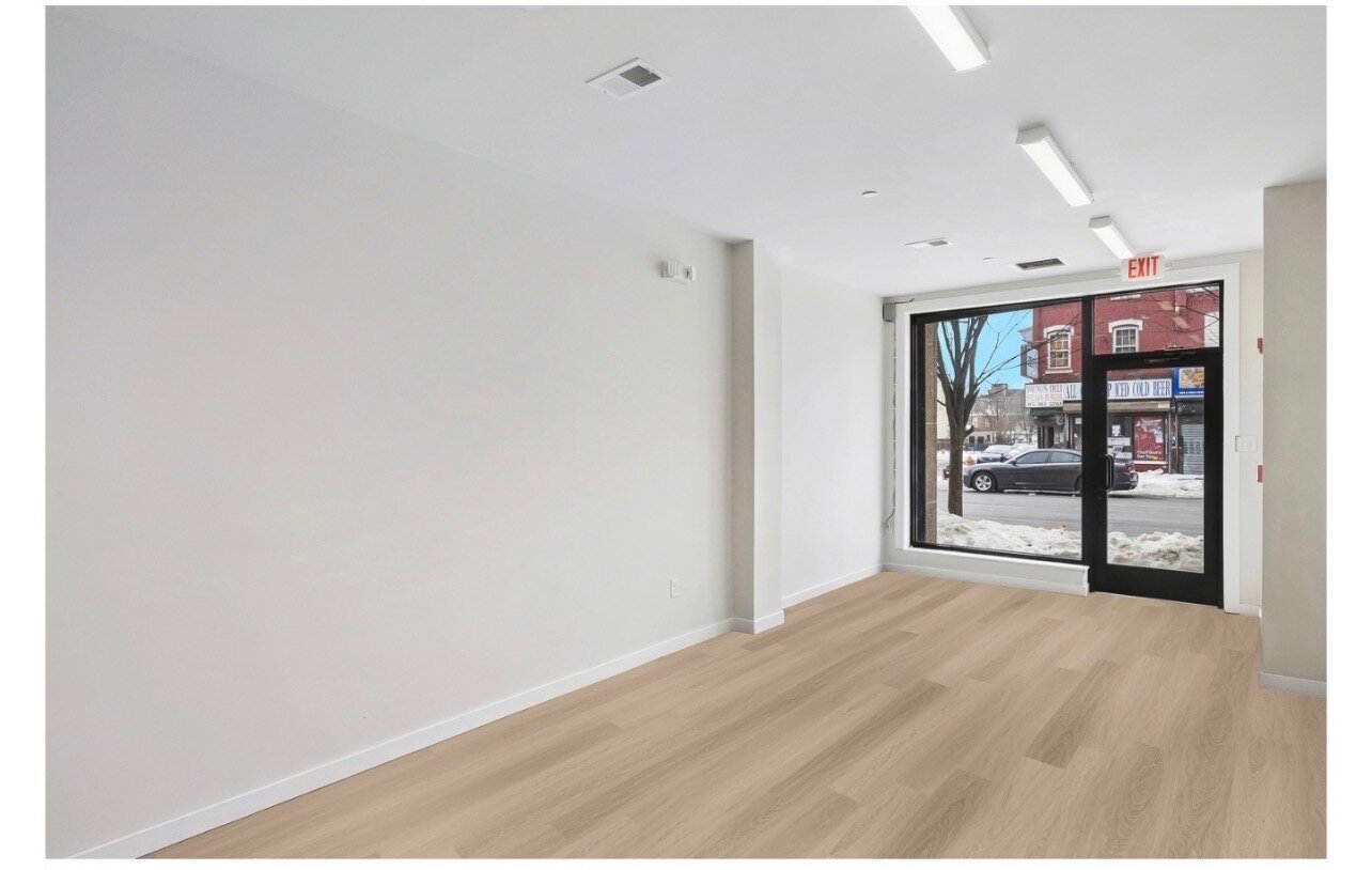 Retail space looking toward the Lancaster Avenue storefront